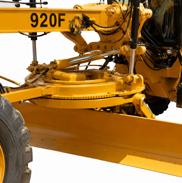 SEM920F F-Series Tier 2 Motor Grader, SDEC Engine PPPC Load-sensing Hydraulic Road Grader